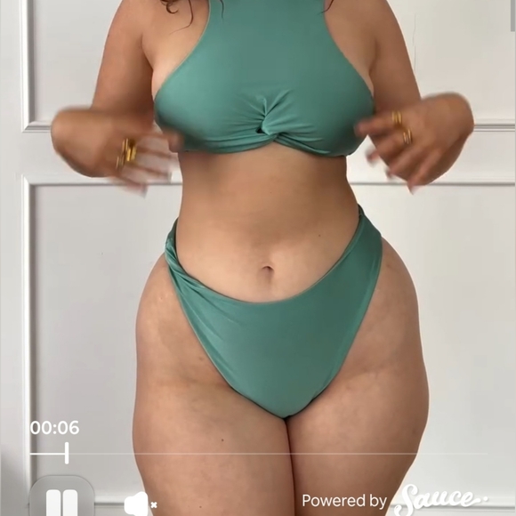 Riot Swim 2-Piece Tinsley Bottom & Vida Top in Poppy - Picture 5 of 5